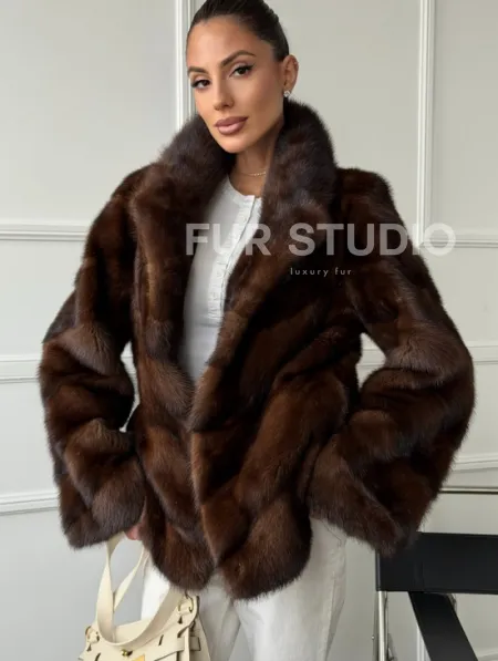 Автоледи - шуба из соболиной норки - фото 5