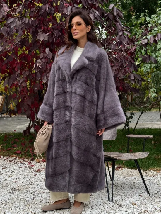 Норковая шуба оверсайз - фото 8