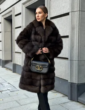 Шуба из соболиного меха - фото 10