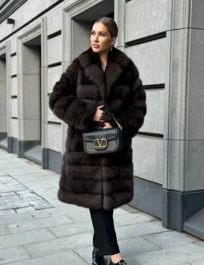 Шуба из соболиного меха - фото 16