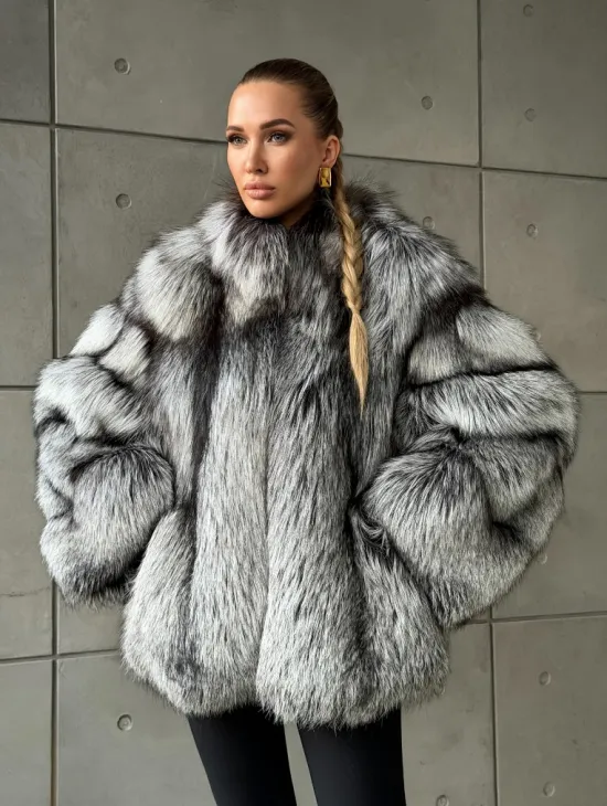 Шуба из чернобурки - фото 9