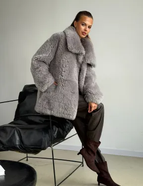 Полушубок из овчины - фото 9