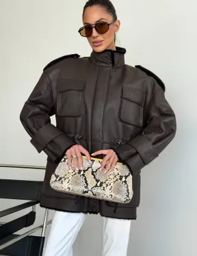 Молодёжная куртка - дублёнка - фото 5