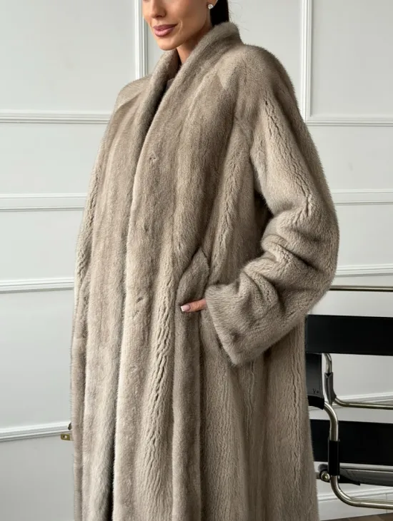 Норковая шуба - фото 1