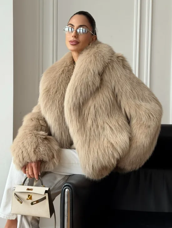 Шуба из лисы в росшив - фото 9