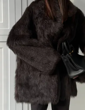 Женская дубленка из тосканы - фото 1