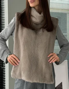 Норковая манишка «весна 2026» - фото 4