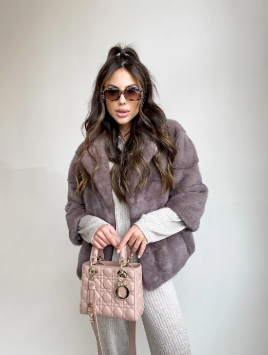 Шуба из меха норки автоледи - фото 2