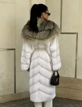 Норка кимоно с капюшоном рысь - фото 6